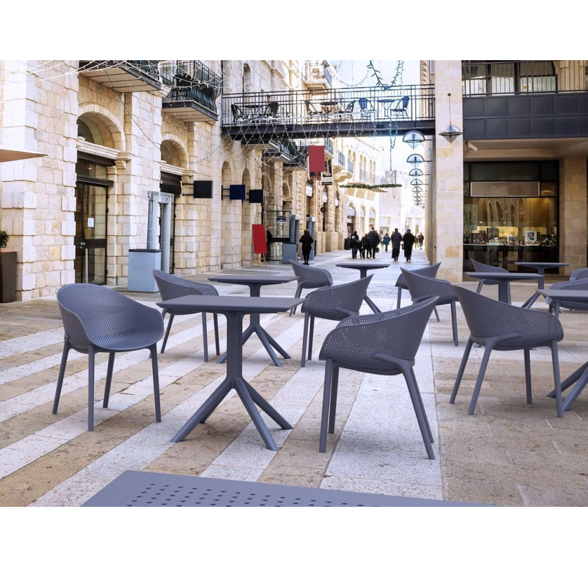 Cтол Siesta Sky Table 70 Dark grey