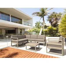 Комплект меблів для тераси Siesta Mykonos Lounge Corner Set Taupe Бежевий