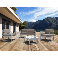 Комплект меблів для тераси Siesta Mykonos Lounge Set Gray Сірий
