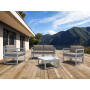 Комплект мебели для террасы Siesta Mykonos Lounge Set Gray Серый