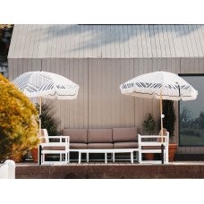 Комплект мебели для террасы Siesta Mykonos Lounge Set XL White Белый Комплект мебели для террасы Siesta Mykonos Lounge Set XL White Белый