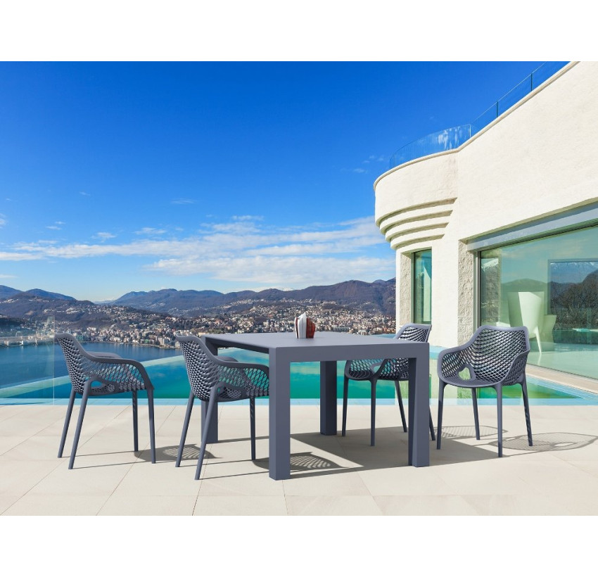 Стол Siesta Vegas 100-140 Dark Grey