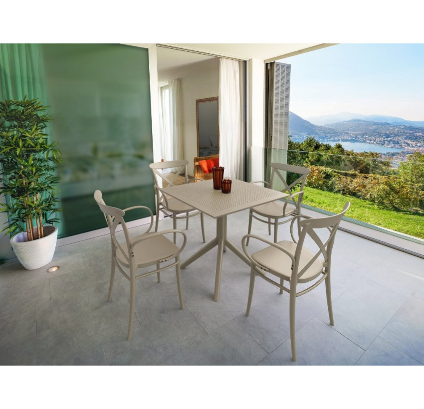 Cтол Siesta Sky Table 80 Taupe