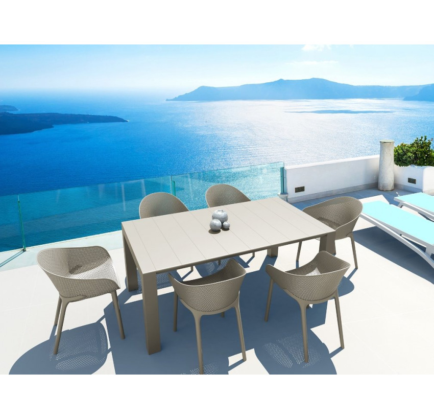 Стол Siesta Vegas 180-220 Taupe