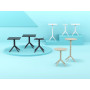 Cтол круглый Siesta Sky Folding Table 60 Dark Grey
