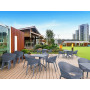 Cтол Siesta Sky Table 80 Dark grey
