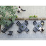 Комплект мебели для кафе Siesta Paris with Sky Black