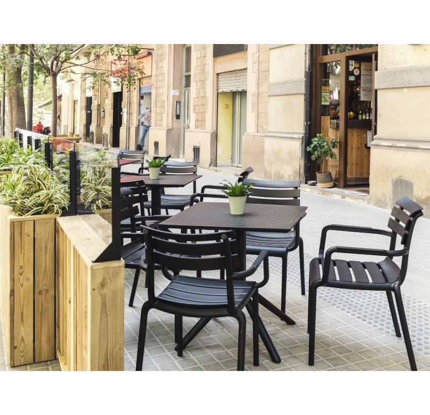 Комплект мебели для кафе Siesta Paris with Sky Black