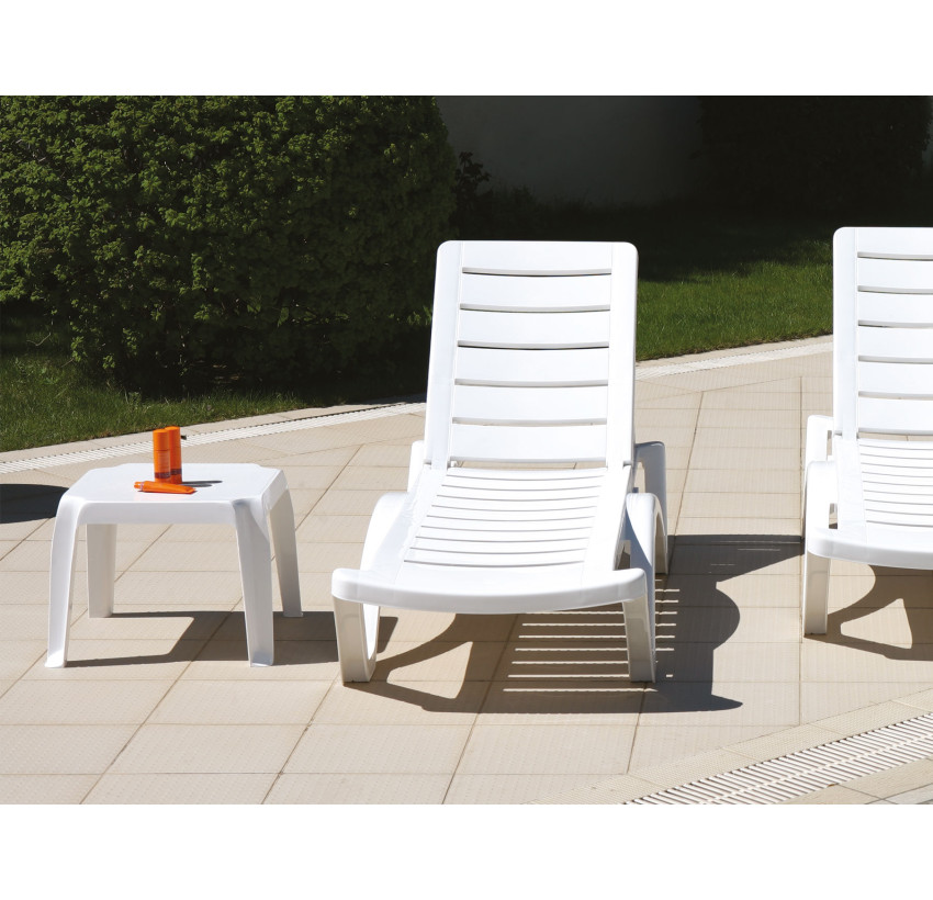 Шезлонг Siesta Aqua White