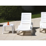 Шезлонг Siesta Aqua White