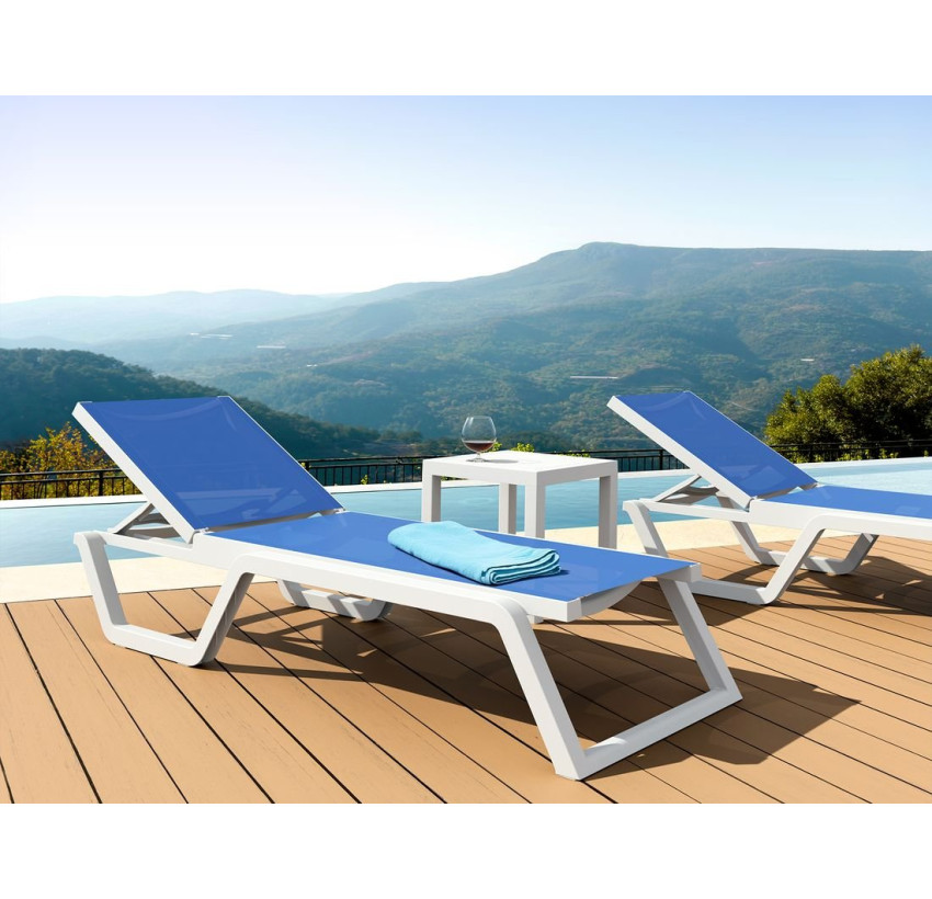 Шезлонг Siesta Rio White Taupe