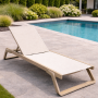 Комплект 2 шезлонга Siesta Tropic + Стол Siesta Ocean Side Table - Taupe