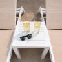 Комплект 2 шезлонга Siesta Tropic + Стол Siesta Ocean Side Table - White Taupe