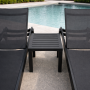 Комплект 2 шезлонга Siesta Casablanca + Стол Siesta Ocean Side Table - Black