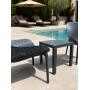 Комплект 2 стільця Siesta Sky Lounge +  Стіл Siesta Ocean Side Table - Dark Grey