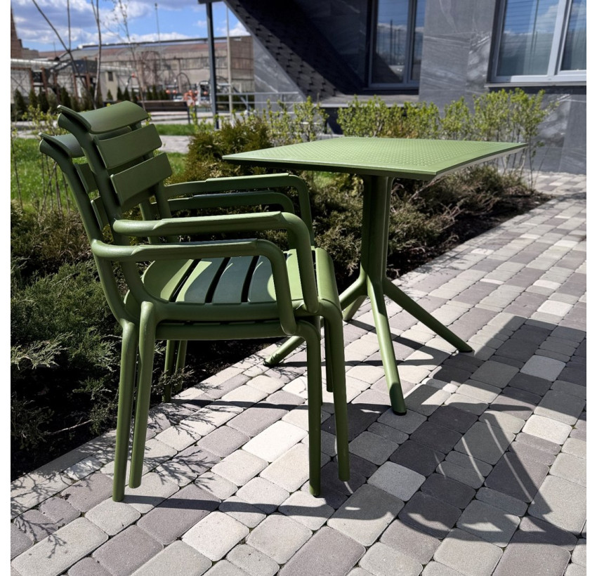 Комплект меблів для кафе Siesta Paris with Sky 70 Olive Green