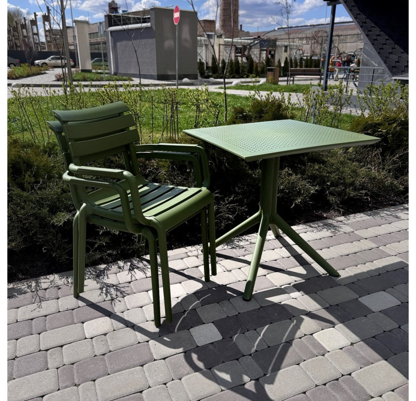 Комплект меблів для кафе Siesta Paris with Sky 70 Olive Green