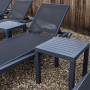 Комплект 2 шезлонга Siesta Pacific + Стол Siesta Ocean Side Table - Dark Grey