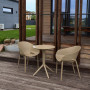 Комплект 2 стільця Siesta Sky Pro+  Стіл круглий Siesta Siesta Sky Folding Table 60 - Taupe