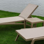 Комплект 2 шезлонга Siesta Pacific + Стол Siesta Ocean Side Table - Taupe