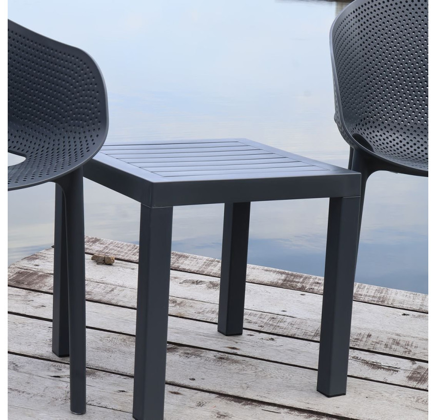 Комплект 2 стільця Siesta Sky Pro+  Стіл Siesta Ocean Side Table - Dark Grey