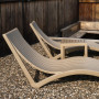 Комплект 2 шезлонга Siesta Slim + Стол Siesta Ocean Side Table - Taupe