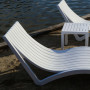 Комплект 2 шезлонга Siesta Slim + Стол Siesta Ocean Side Table - White