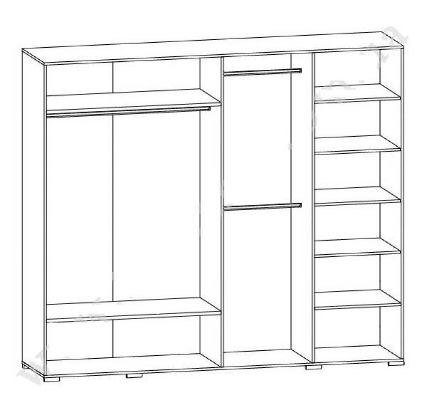 Шкаф SZF2D2L/21/22 Ацтека