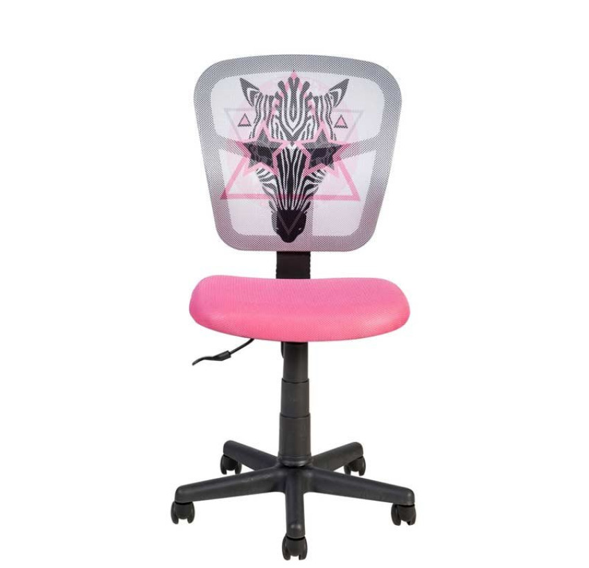 Детское компьютерное кресло ZEBRA pink
