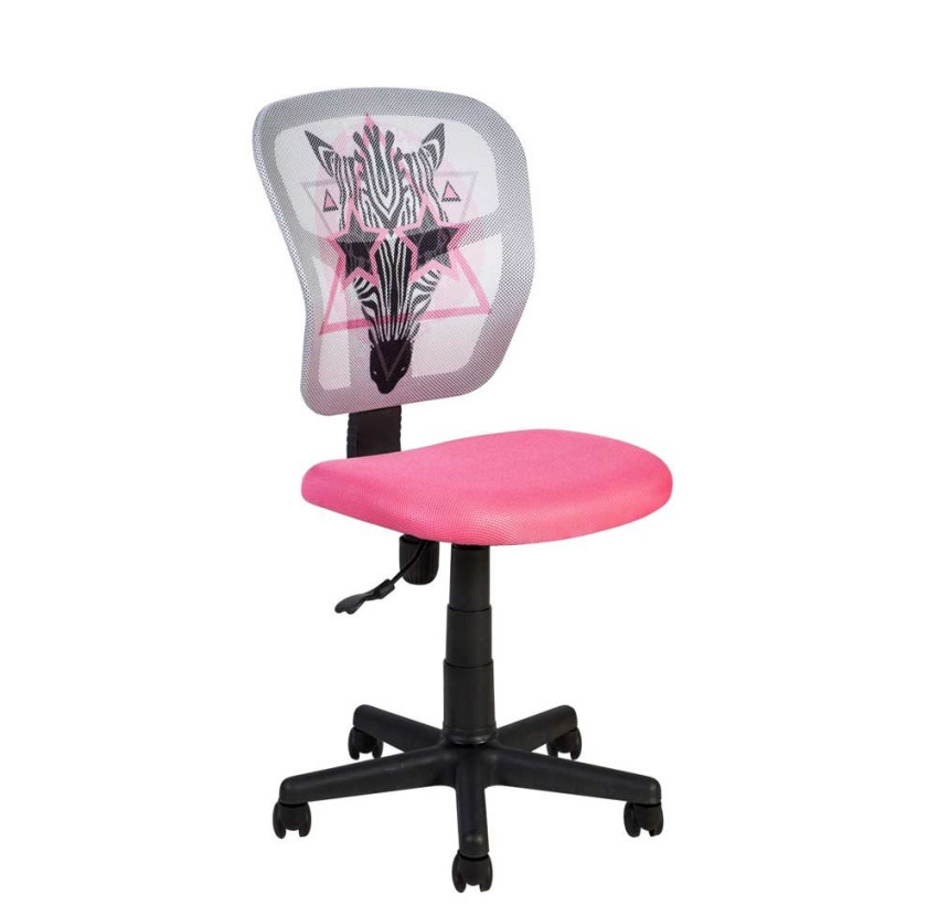 Детское компьютерное кресло ZEBRA pink