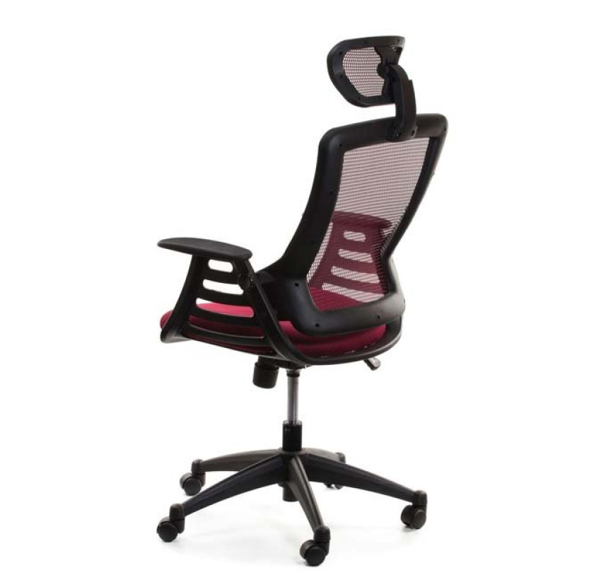 Комп`'ютерне крісло MERANO headrest (Bordeaux)