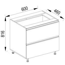 Н60Ш LUX кухня Софи