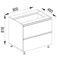 Н80Ш LUX кухня Софи