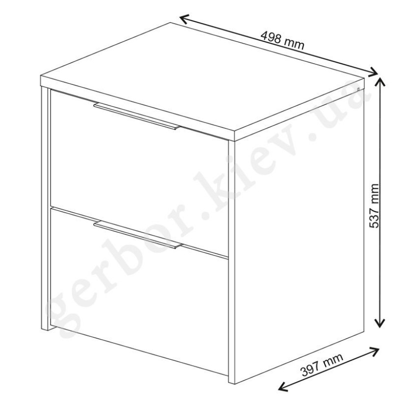AVANTI Тумба прикроватная 2S VMV Holding
