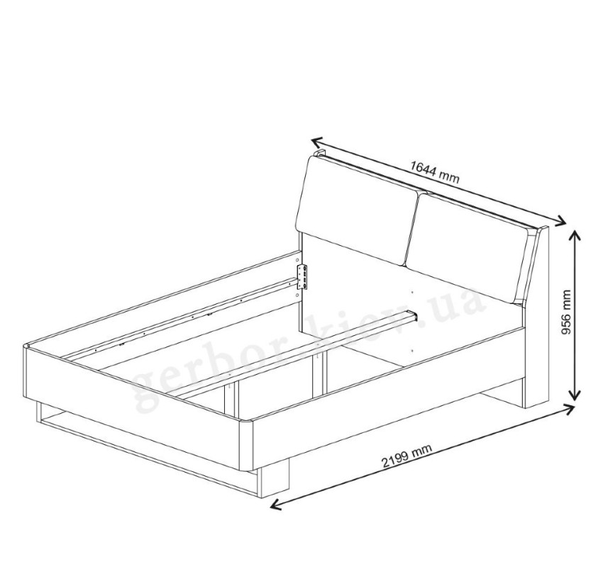 AVANTI Кровать 160 (каркас) VMV Holding