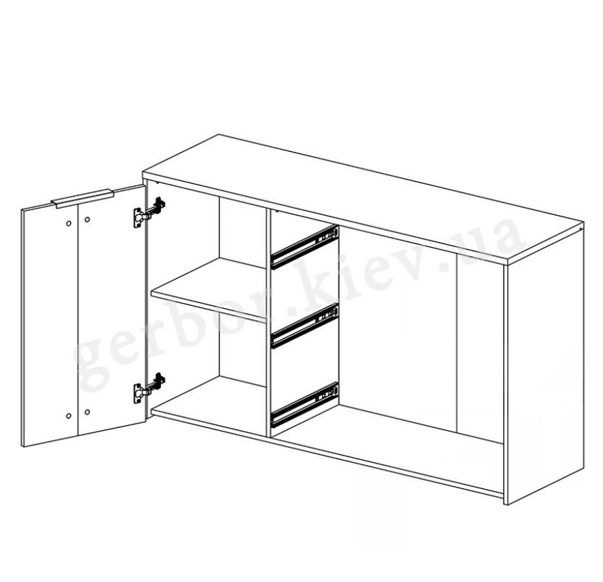 AVANTI Комод 1D3S VMV Holding