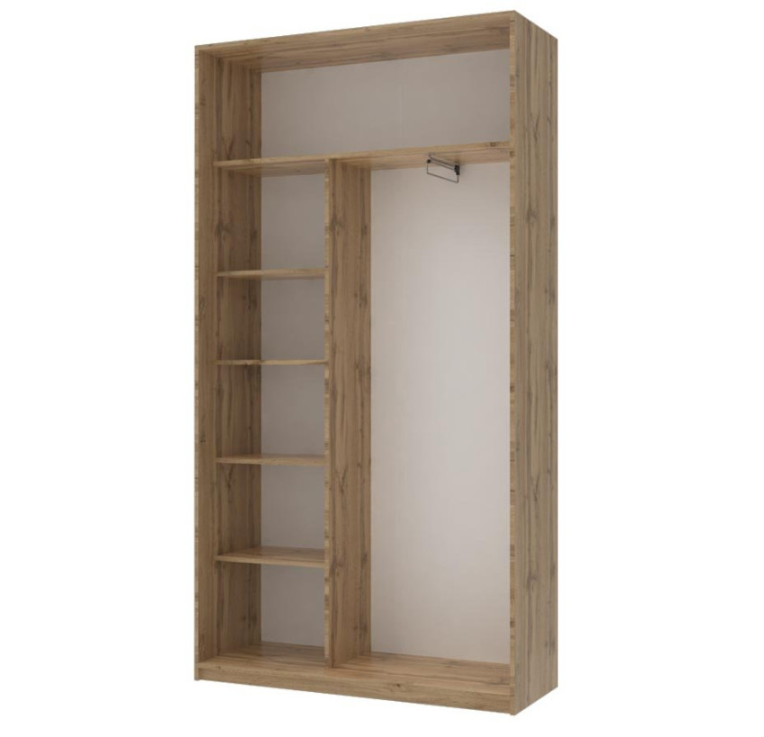 Шкаф купе Doros Сити Лайт Тахо 2 Зеркала 120х45х225 (44900226)