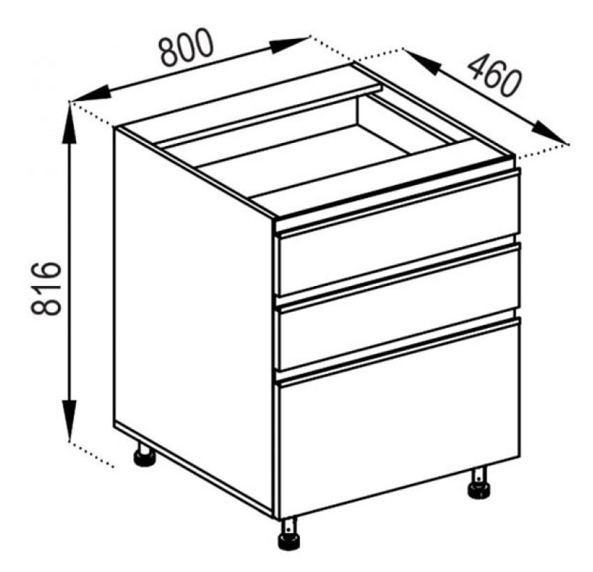 Н80Ш (2+1) кухня Софі