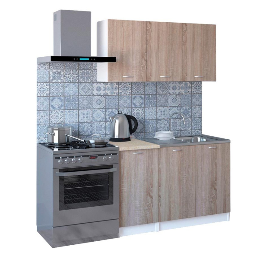Кухня Мелані 120 см Роко (сонома)