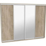 Шафа купе чотиридверна Новатор Н 4356 (240х60х350)