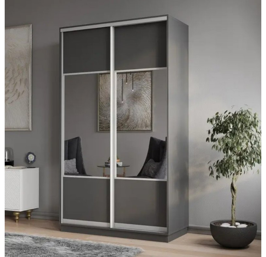 Шкаф купе двухдверный Виват В-ЕКО124 (240х45х120)
