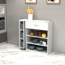 Тумба помощница Белый (910x300x850) Белый Гамма стиль