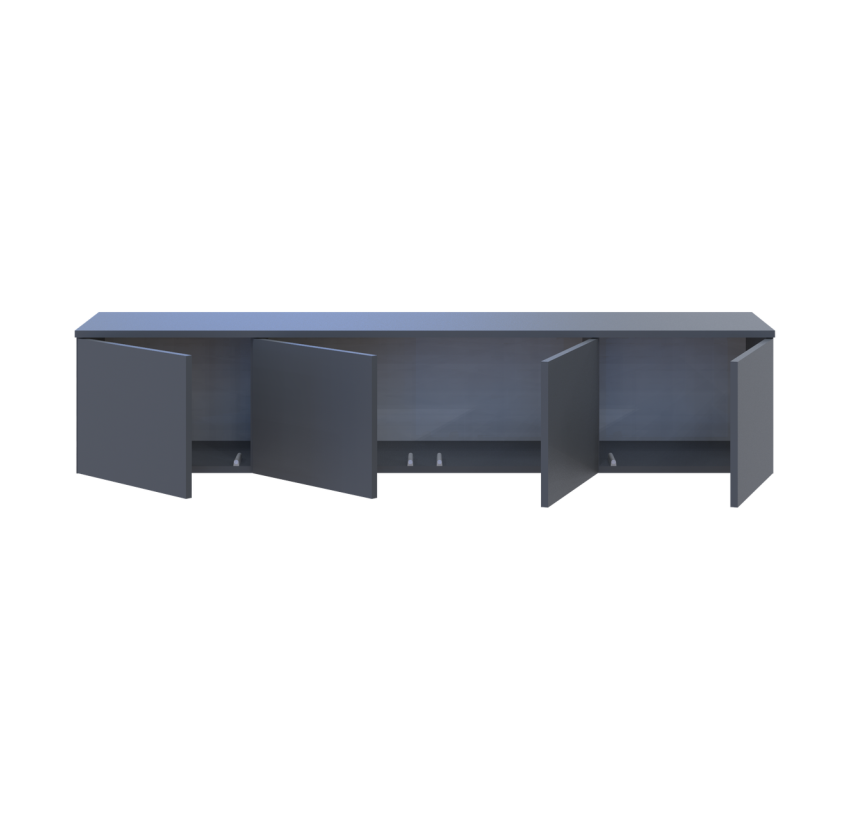 Тумба ТВ Doros Левия Графит 4Д 160х35х33 (41516088)