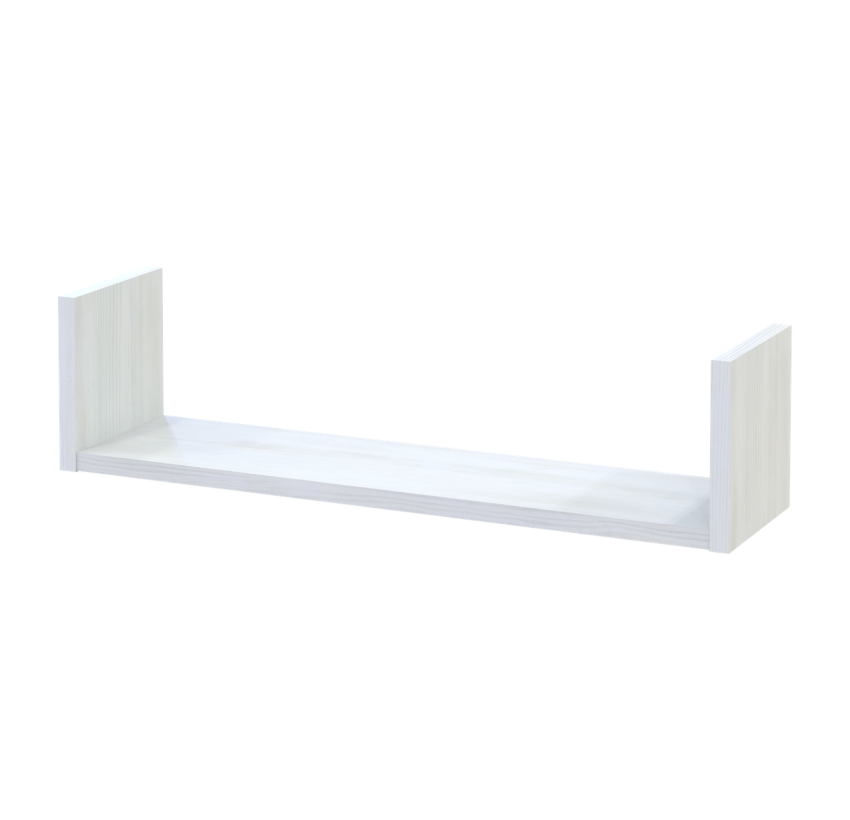 Комплект полиць Doros Філ Біле дерево 3 шт 30/45/60х15х15 (41516098)