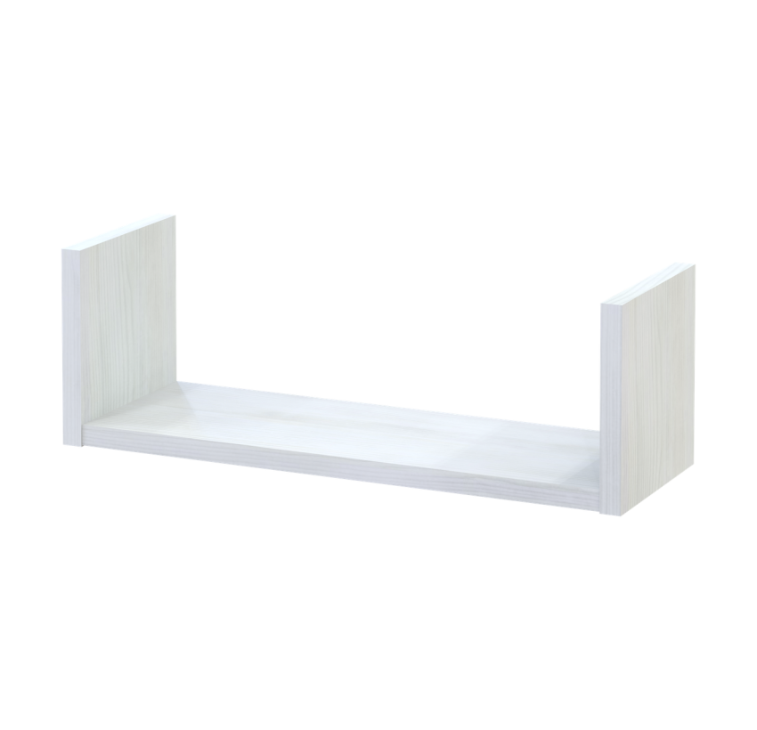 Комплект полиць Doros Філ Біле дерево 3 шт 30/45/60х15х15 (41516098)