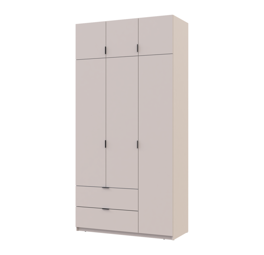 Розпашна Шафа для одягу Doros Лукас Кашемір 3ДСП 120х50х240 (80737798)