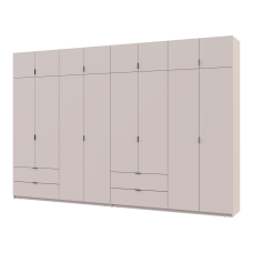 Розпашна Шафа для одягу Doros Лукас Кашемір 4+4 ДСП 360х50х240 (42005144)