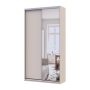 Шкаф купе Doros Сити Лайт Кашемир 1 ДСП/1 зеркало 120х45х225 (80736338)
