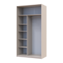 Шкаф купе Doros Сити Лайт Кашемир 2 ДСП 120х60х225 (80736329)