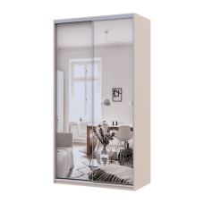 Шафа купе Doros Сіті Лайт Кашемір 2 Дзеркала 120х60х225 (80736341)
